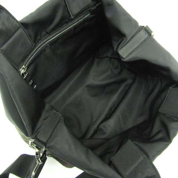 PRADA Black Leather Shoulder Bag - Picture 4 of 12